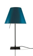 Luceplan - Costanzina Tafellamp Zwart/Petroleum Blue