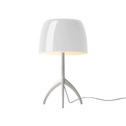 Foscarini - Lumiere Grande Tafellamp E27 Alu/Wit
