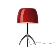 Foscarini - Lumiere Grande Tafellamp E27 Zwart Chroom/Kers