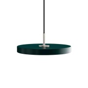 UMAGE - Asteria Hanglamp Mini Forest Green/Steel Top