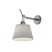 Artemide -  Tolomeo Parete Diffusore wandlamp, Ø 18 cm, grijs
