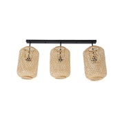 Lucande - Jorick 3 Plafondlamp Hout