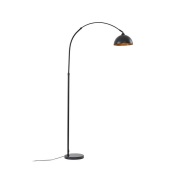 Lindby - Tonka Vloerlamp Zwart/Goud
