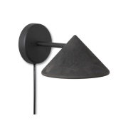 Mater - Terra Wandlamp Coffee Waste Black