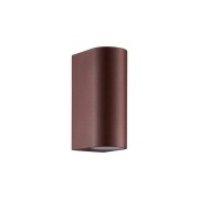 Nordlux - Dion Double Buiten Wandlamp IP44 Rustfarvet