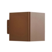 Lucande - Aaron LED Buiten Wandlamp Bruin