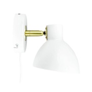 DybergLarsen - Lilje Wandlamp Wit/Geel Koper