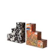 Tom Dixon - Swirl Bookends 2 pcs. Multi-Colour