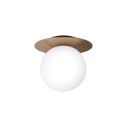 Nuura Aps - Liila 1 wandlamp, brons/opaal, Ø 25,5 cm, IP 44 Nuura