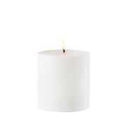 Uyuni Lighting - Outdoor Pilaar Kaars LED 8,4x10 cm Wit