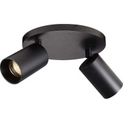 ANTIDARK - SpotOn Circle2 Plafond/Wandlamp Zwart