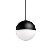 FLOS - String Light Sphere 12m Zwart Soft Touch Dim