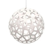 david trubridge -  Hanglamp Ø100 Wit 2 Kanten