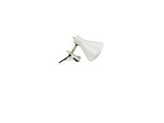 Dyberg Larsen - Sleep Klemlamp Shiny White/Antique Brass DybergLarsen