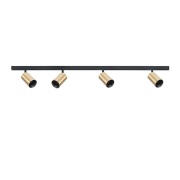 ANTIDARK - Designline Tube Kit PRO 4 Plafondlamp 1,9m Messing/Zwart