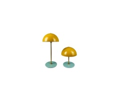 Dyberg Larsen - Along Portable Taffellamp 2 pcs. Mini Curry/Turquise D...