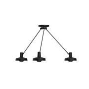 GRUPA - Arigato Palace Triple Plafondlamp Black