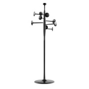 MATER - Trumpet Coat Stand Black Recycled Aluminum