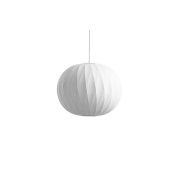 HAY - Nelson Ball Crisscross Bubble Hanglamp M Off-White Herman Miller