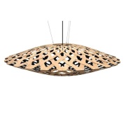 david trubridge - Flax Hanglamp Ø150 Zwart 1 Kant