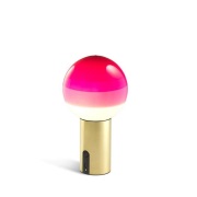 MARSET - Dipping Light Portable Taffellamp Roos/Brushed Brass
