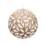 david trubridge - Floral Hanglamp Ø80 Wit 1 Kant