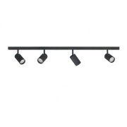ANTIDARK - Designline Tube Kit 4 Plafondlamp 2m Zwart