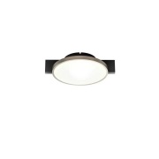 LIGHT-POINT - Inlay Round C1 plafondlamp, zwart/goud, 0,5 cm