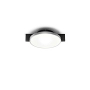 LIGHT-POINT - Inlay Round C1 plafondlamp, zwart/zilver
