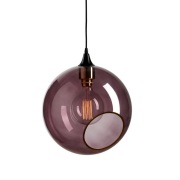 DESIGN BY US - Ballroom XL hanglamp, paars/zwart