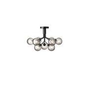 Nuura Aps - Apiales 9 Plafondlamp Satin Black/Optic Smoked Nuura