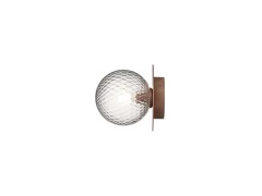 Nuura Aps - Liila 1 buitenwandlamp Dark Bronze/Optic Clear Nuura
