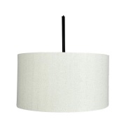 Dyberg Larsen - Calix Hanglamp Ø45xH27 Naturel/Zwart DybergLarsen