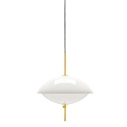 FRITZ HANSEN - Clam Hanglamp Ø550 Opal/Brass