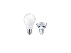 Philips - Lichtbronnen 1xLED 4,6W (50W/355lm) GU10 + 1xLED 8,5W Glas (...