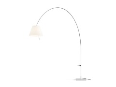 Luceplan - Lady Costanza VloerLamp met Dimmer Wit/Aluminium