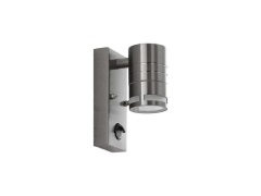 Lindby - Catalin Buiten Wandlamp w/Sensor Stainless Steel