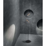 LIGHT-POINT - Spirit F1 Vloerlamp Dim. Messing /Zwart