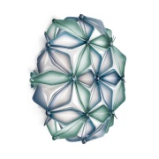 Slamp - La Vie Mini Plafond-/Wandlamp Blue