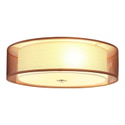Lindby - Tobia Plafondlamp Brown/White/Chrome