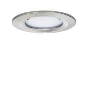 Paulmann - Nova Coin Recessed Plafondlamp 3pcs. Ø78 TW IP44 Brushed Ir...