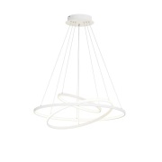 Lucande - Ezana hanglamp White 3-Step