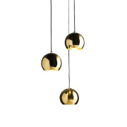 FRANDSEN - Ball Hanglamp Ø18 Solid Glossy Brass