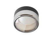 LOOM DESIGN - Otto Convex wandlamp/plafondlamp IP65 Smoked