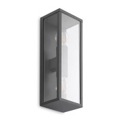 Lindby - Peldar 2 Buiten Wandlamp Dark Grey