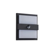 Lucande - Gylfi Buiten Wandlamp w/Sensor Graphite/White