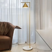 FLOS - Captain Flint VloerLamp Geelkoper