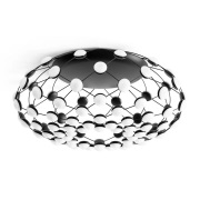Luceplan - Mesh Plafondlamp Ø72xH32 Black