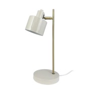 Dyberg Larsen - Ocean Tafellamp Beige/Brass DybergLarsen
