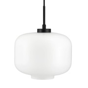 Dyberg Larsen - Arp Hanglamp Ø30 Opal/Black